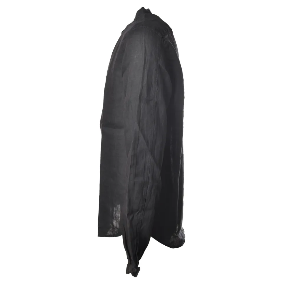 C.P. Company - Mandarin Collar Shirt - Blue - Luxury Exclusive Collection - Avvenice