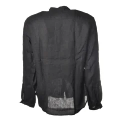 C.P. Company - Mandarin Collar Shirt - Blue - Luxury Exclusive Collection - Avvenice