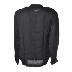 C.P. Company - Mandarin Collar Shirt - Blue - Luxury Exclusive Collection - Avvenice