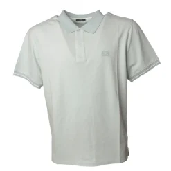 C.P. Company - Polo Shirt With Logo on The Left - Light Blue - Sweater - Luxury Exclusive Collection - Avvenice