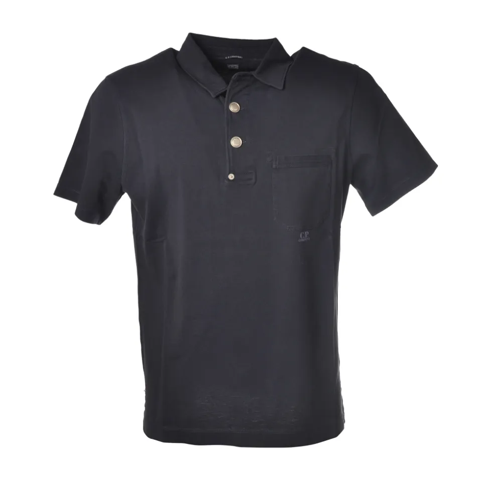 C.P. Company - Polo with Pocket - Blue - Luxury Exclusive Collection - Avvenice