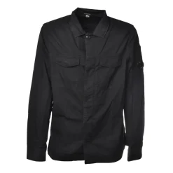 C.P. Company - Shirt with Front Pockets - Black - Luxury Exclusive Collection - Avvenice