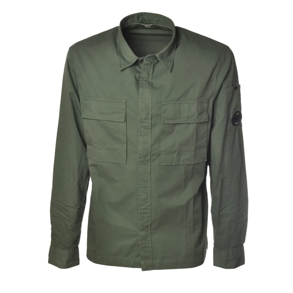 C.P. Company - Sports Shirt with Pockets - Green - Luxury Exclusive Collection - Avvenice