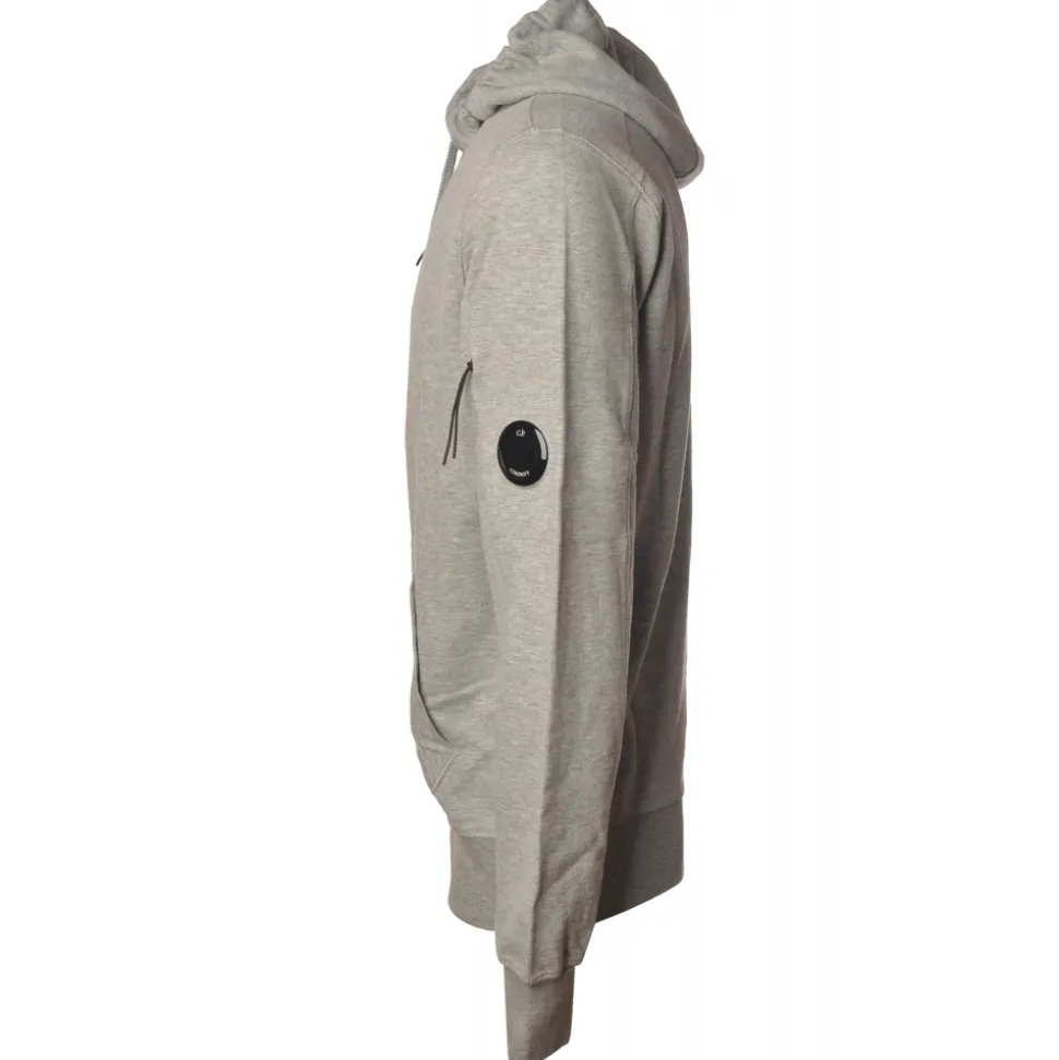 C.P. Company - Sweatshirt With Central Front Zip - Grey - Sweatshirt - Luxury Exclusive Collection - Avvenice