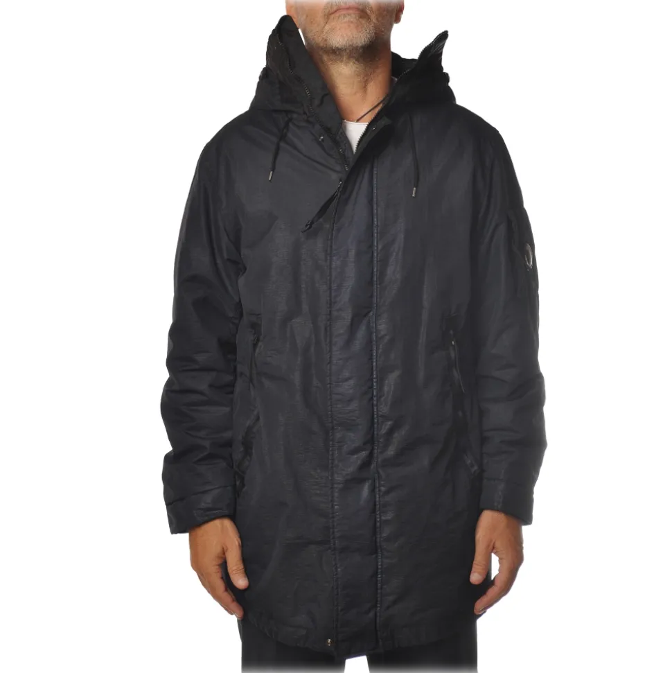 C.P. Company - Technical Jacket with Hood - Black - Jacket - Luxury Exclusive Collection - Avvenice