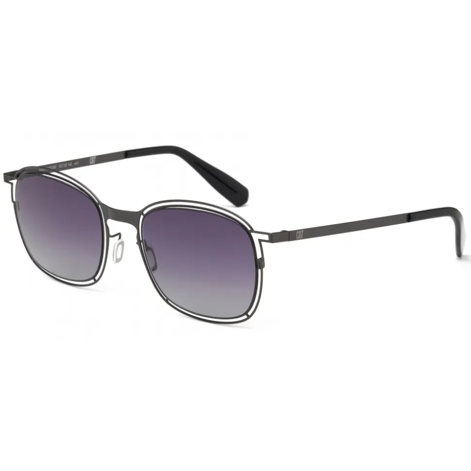 CR7 - Cristiano Ronaldo - GS002 - Semiglossy Anthracite - Sunglasses - Exclusive Official Collection - CR7 Eyewear - Avvenice