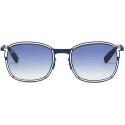 CR7 - Cristiano Ronaldo - GS002 - Semiglossy Dark Blue Frame - Sunglasses - Exclusive Official Collection - CR7 Eyewear - Avvenice