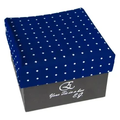 Cravates E.G. - Polka Dot Tie - Ultramarine - Avvenice