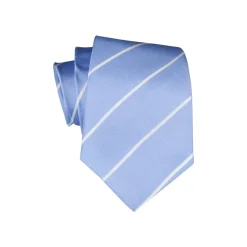 Cravates E.G. - Single Stripe Tie - Sky Blue - Avvenice