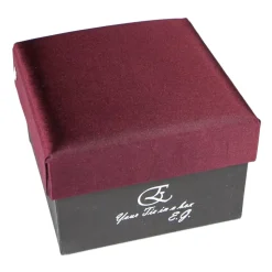 Cravates E.G. - Solid Satin Tie - Burgundy - Avvenice