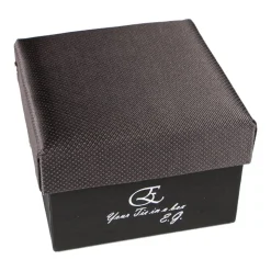 Cravates E.G. - Solid Square Pattern Tie - Dark Brown Maduro Colorado - Avvenice