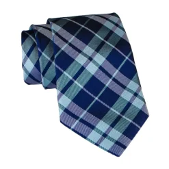 Cravates E.G. - Tartan Tie - Blue Navy - Avvenice