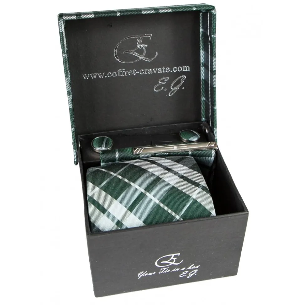 Cravates E.G. - Tartan Tie - Green - Avvenice