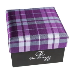 Cravates E.G. - Tartan Tie - Magenta Rose - Avvenice