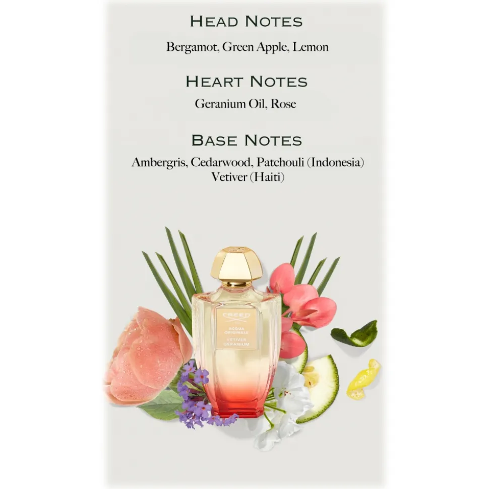 Creed 1760 - Acqua Originale - Vetiver Geranium - Fragrances Men - Exclusive Luxury Fragrances - 100 ml - Avvenice