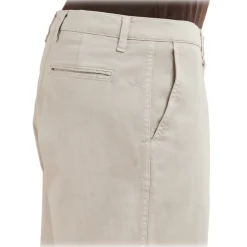 Cruna - Greenwich Trousers - 1551 - Sesame - Handmade in Italy - Luxury High Quality Collection - Avvenice