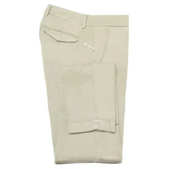 Cruna - Marais Trousers in Linen - 540 - ECRU - Handmade in Italy - Luxury High Quality Pants - Avvenice