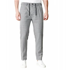 Cruna - Mitte Trousers in Fresh Wool - 562 - Medium Grey - Handmade in Italy - Luxury High Quality Pants - Avvenice
