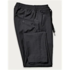 Cruna - Mitte Trousers in Wool Flannel - 628 - Night Blue - Handmade in Italy - Luxury High Quality Pants - Avvenice