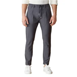 Cruna - Mitte Trousers in Fresh Wool - 560 - Medium Grey - Handmade in Italy - Luxury High Quality Pants - Avvenice