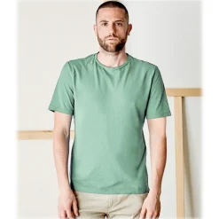 Cruna - Nizza T-Shirt - 573 - Green - Handmade in Italy - Luxury High Quality T-Shirt - Avvenice