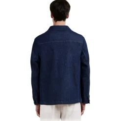 Cruna - St. Honore Overshirt - 1580 - Night Blue - Handmade in Italy - Luxury High Quality Collection - Avvenice
