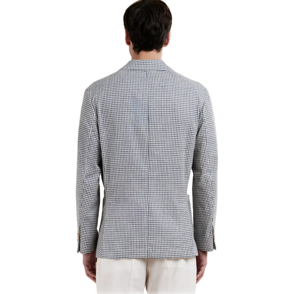 Cruna - Tribeca Jacket - 1522 - Sky Blue - Handmade in Italy - Luxury High Quality Collection - Avvenice
