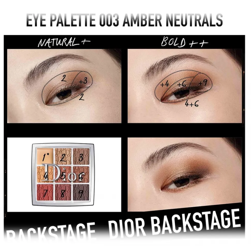 Dior - Dior Backstage Eye Palette - Ultra-pigmented Multi-texture Eye Palette Base, Eyeshadow, Highlighter, Eyeliner - Luxury - Avvenice