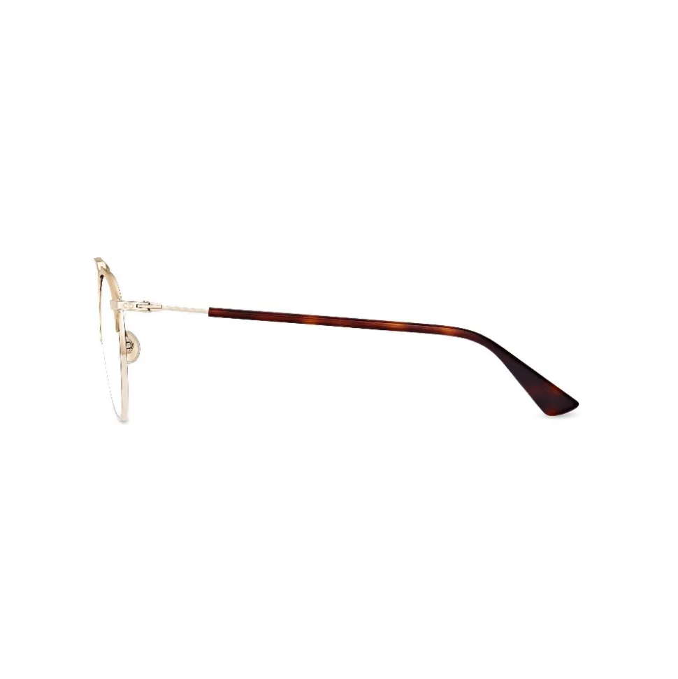 Dior - Eyeglasses - DiorSoRealO - Turtle & Gold - Dior Eyewear - Avvenice