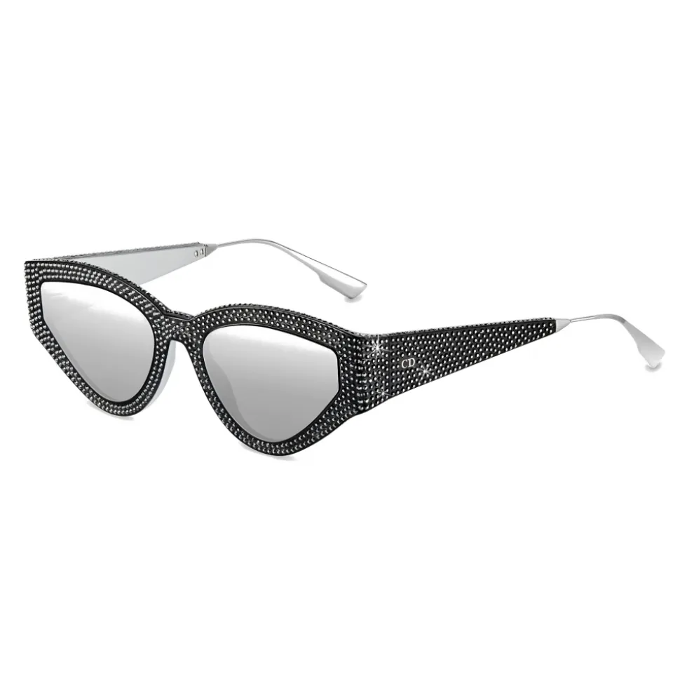 Dior - Sunglasses - CatStyleDior1S - Black - Swarovski - Dior Eyewear - Avvenice