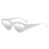Dior - Sunglasses - CatStyleDior1S - Silver - Swarovski - Dior Eyewear - Avvenice