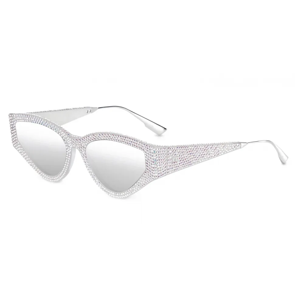 Dior - Sunglasses - CatStyleDior1S - Silver - Swarovski - Dior Eyewear - Avvenice