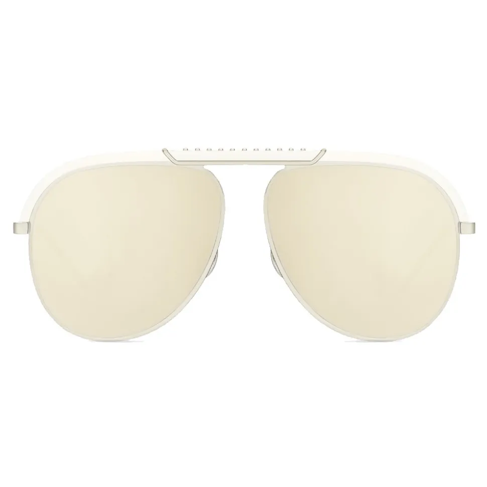 Dior - Sunglasses - DiorDesertic - Ivory and Light Gold - Dior Eyewear - Avvenice