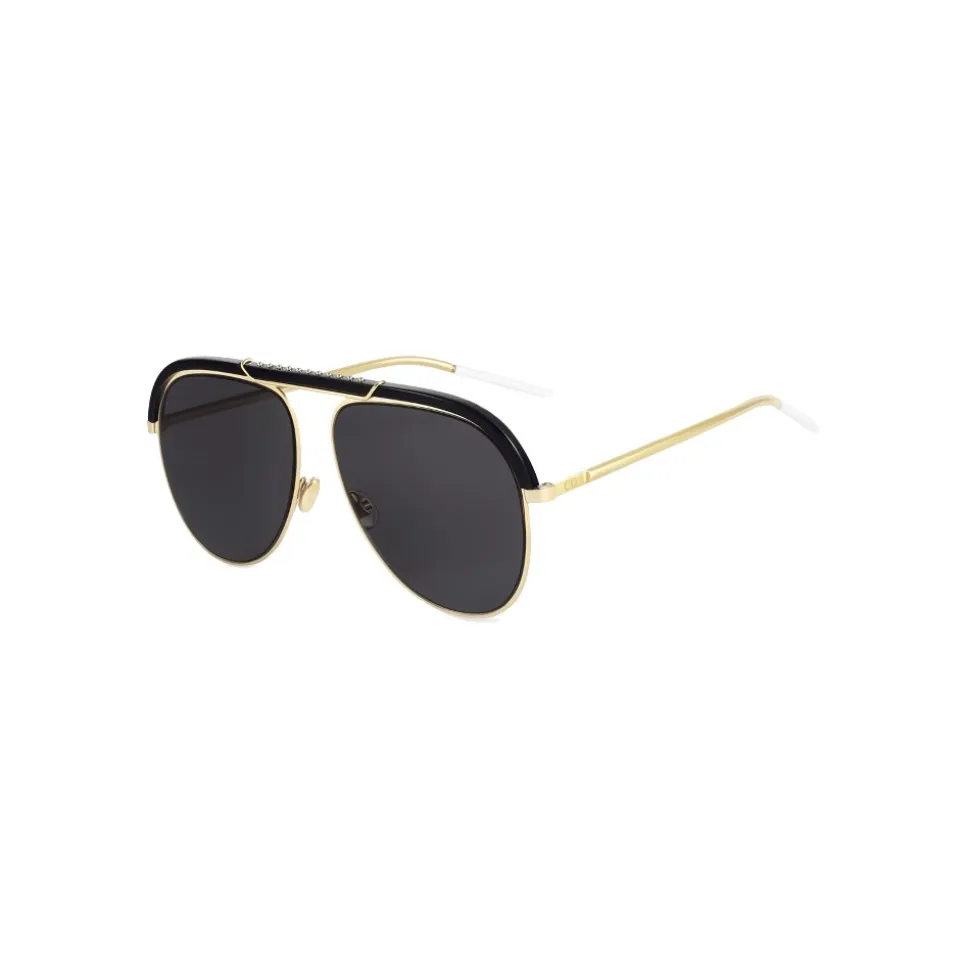 Dior - Sunglasses - DiorDesertic - Black & Gold - Dior Eyewear - Avvenice