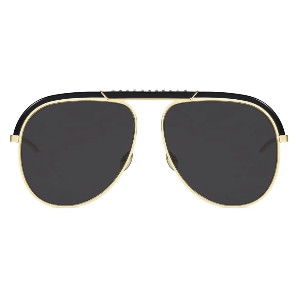 Dior - Sunglasses - DiorDesertic - Black & Gold - Dior Eyewear - Avvenice