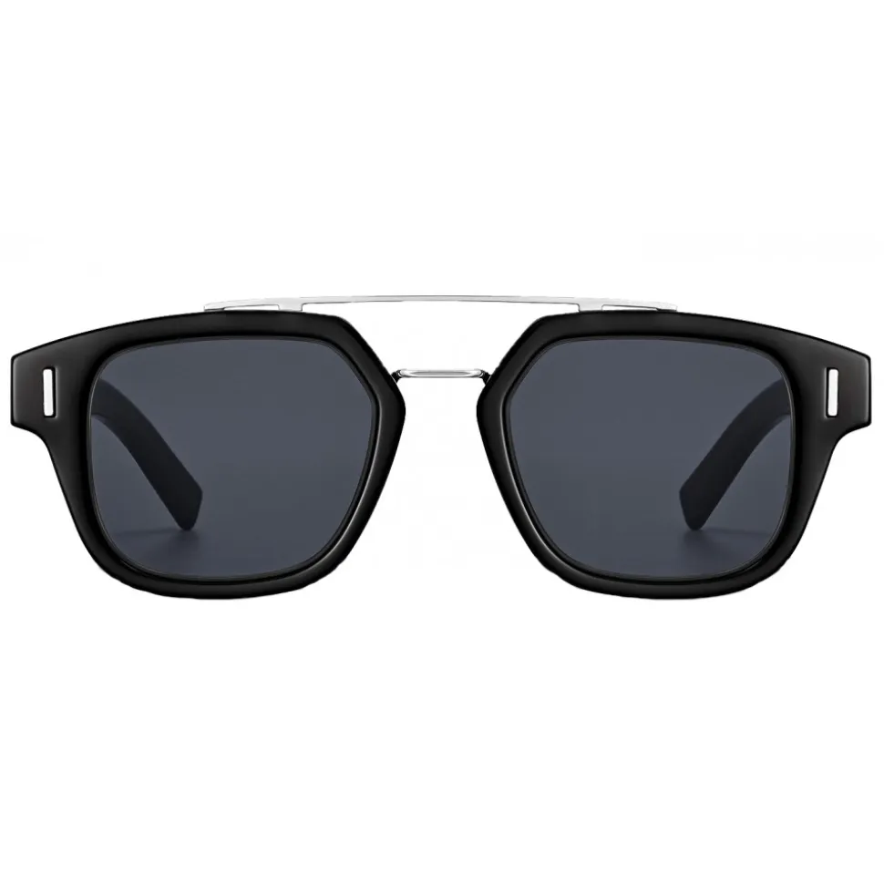 Dior - Sunglasses - DiorFraction1 - Grey Metal - Dior Eyewear - Avvenice