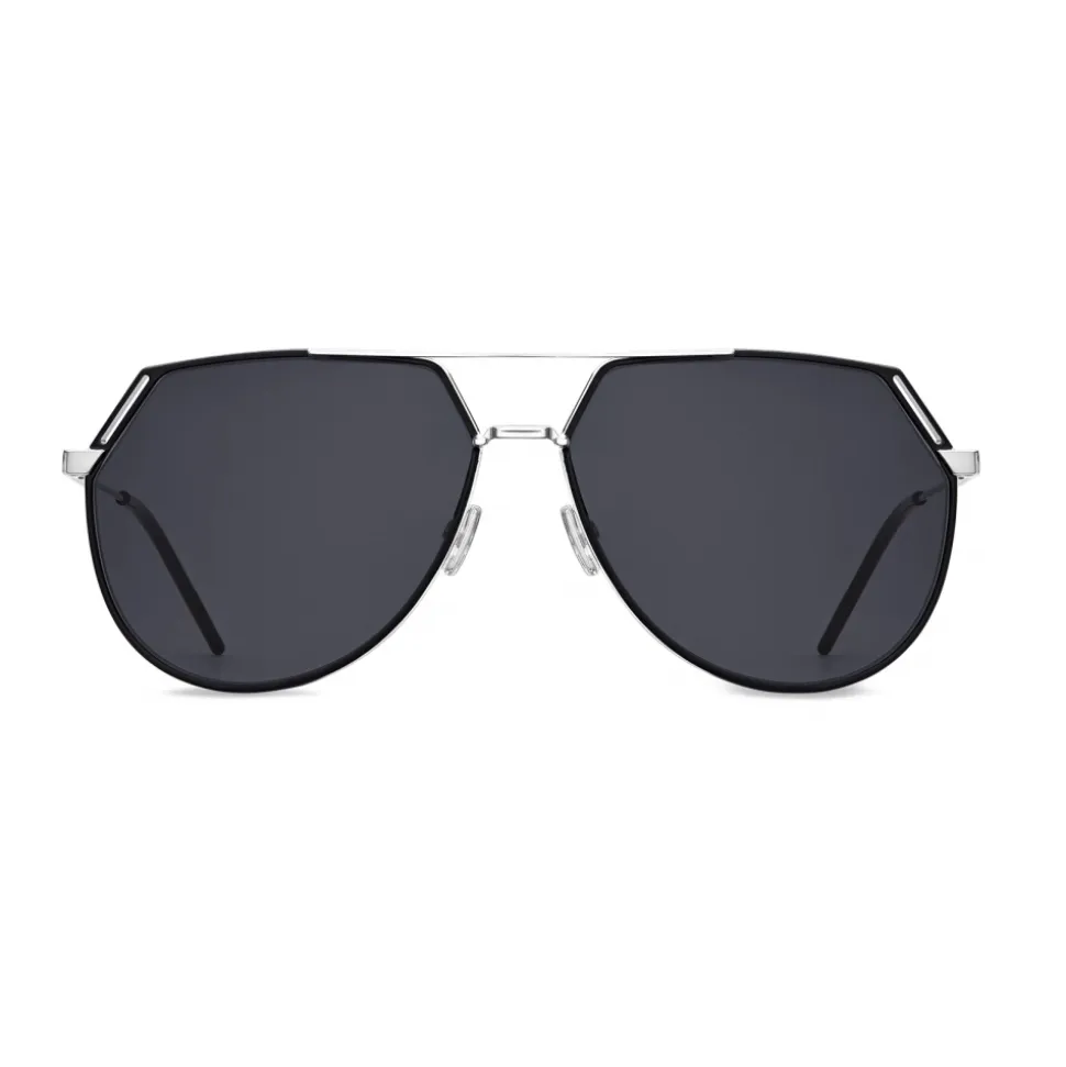 Dior - Sunglasses - DiorRiding - Silver Black - Dior Eyewear - Avvenice