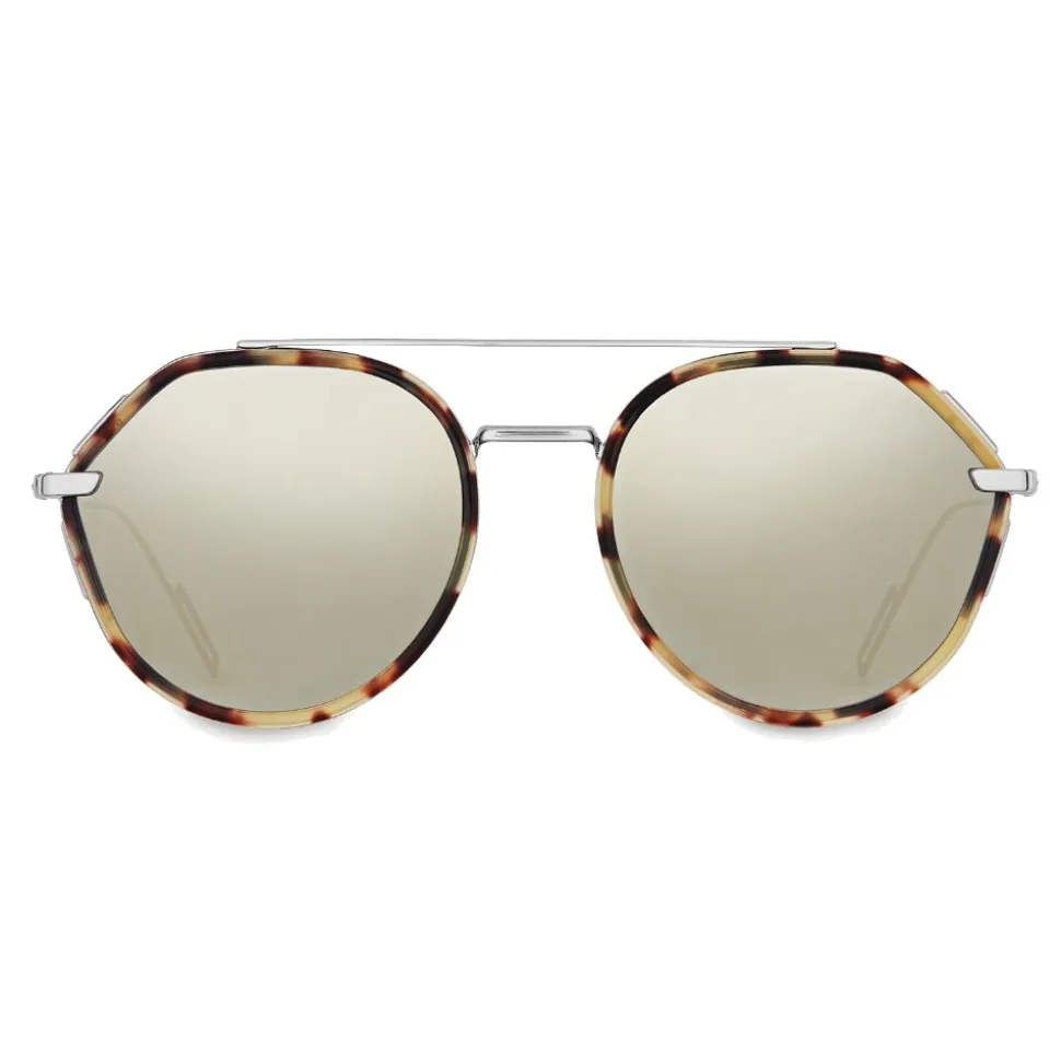 Dior - Sunglasses - Dior0219S - Turtle & Silver - Dior Eyewear - Avvenice