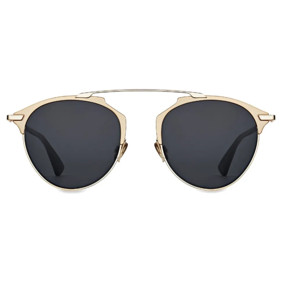 Dior - Sunglasses - DiorSoRealm - Gold Black - Dior Eyewear - Avvenice