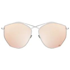 Dior - Sunglasses - DiorStellaire4 - Silver & Pink - Dior Eyewear - Avvenice