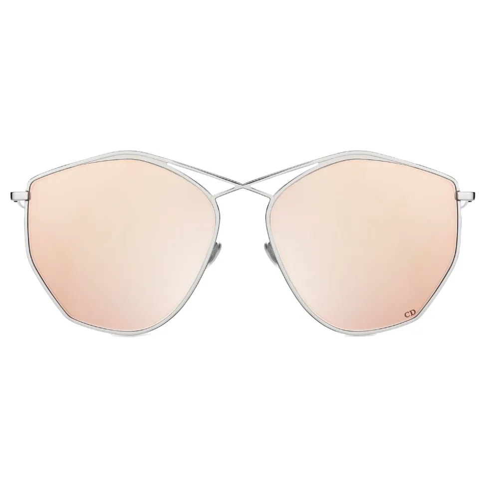 Dior - Sunglasses - DiorStellaire4 - Silver & Pink - Dior Eyewear - Avvenice