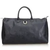 Dior Vintage - Big Oblique Duffle Bag - Black - Leather Handbag - Luxury High Quality - Avvenice
