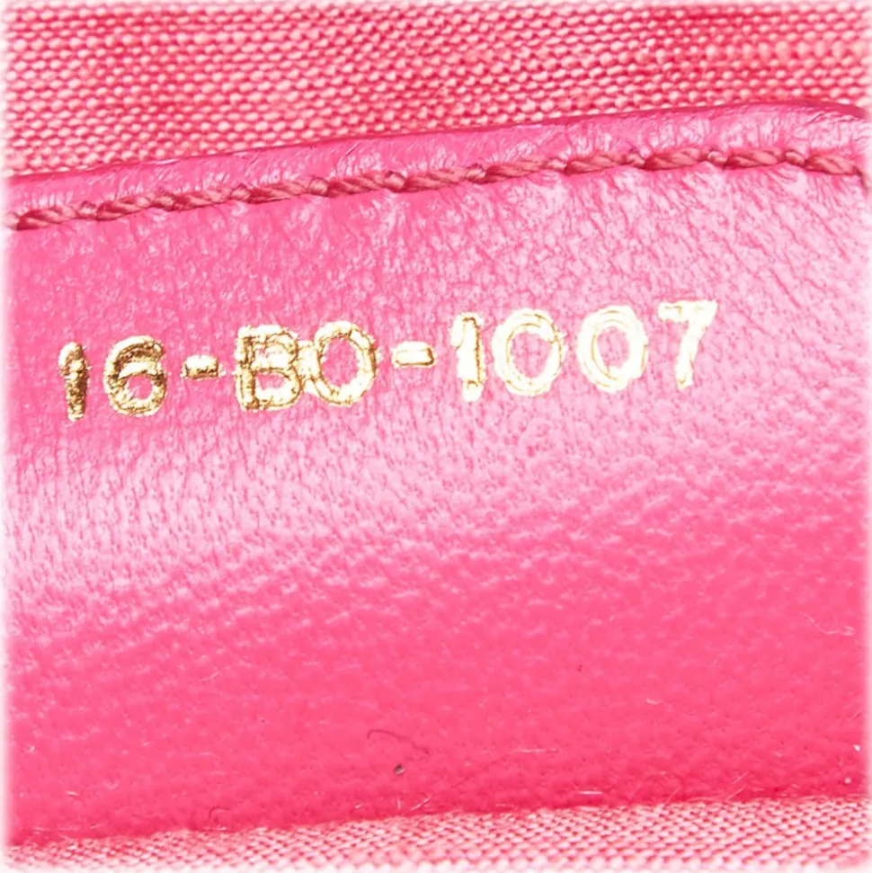 Dior Vintage - Cannage Canvas Shoulder Bag - Pink - Leather Handbag - Luxury High Quality - Avvenice