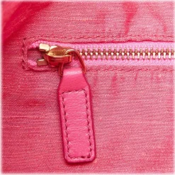 Dior Vintage - Cannage Canvas Shoulder Bag - Pink - Leather Handbag - Luxury High Quality - Avvenice