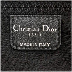 Dior Vintage - Cannage Handbag Bag - Black - Leather Handbag - Luxury High Quality - Avvenice