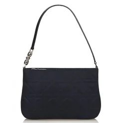 Dior Vintage - Cannage Nylon Baguette Bag - Blue - Leather and Canvas Handbag - Luxury High Quality - Avvenice