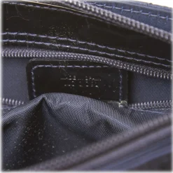 Dior Vintage - Cannage Nylon Baguette Bag - Blue - Leather and Canvas Handbag - Luxury High Quality - Avvenice