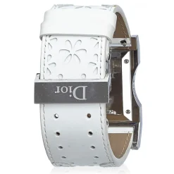 Dior Vintage - Chris 47 Watch - White Ivory - Metal and Leather DIor Watch - Luxury High Quality - Avvenice