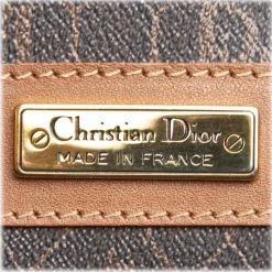 Dior Vintage - Honeycomb Leather Travel Bag - Black Brown - Leather Handbag - Luxury High Quality - Avvenice