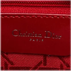 Dior Vintage - Lady Dior Nylon Cannage Handbag Bag - Black - Leather and Canvas Handbag - Luxury High Quality - Avvenice